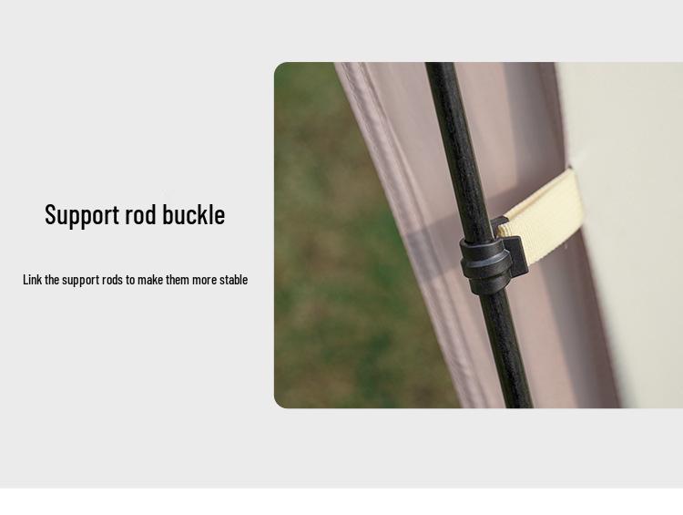 Large Portable Windproof Yurt Tent - Rain & Sun Protection Camping Gazebo