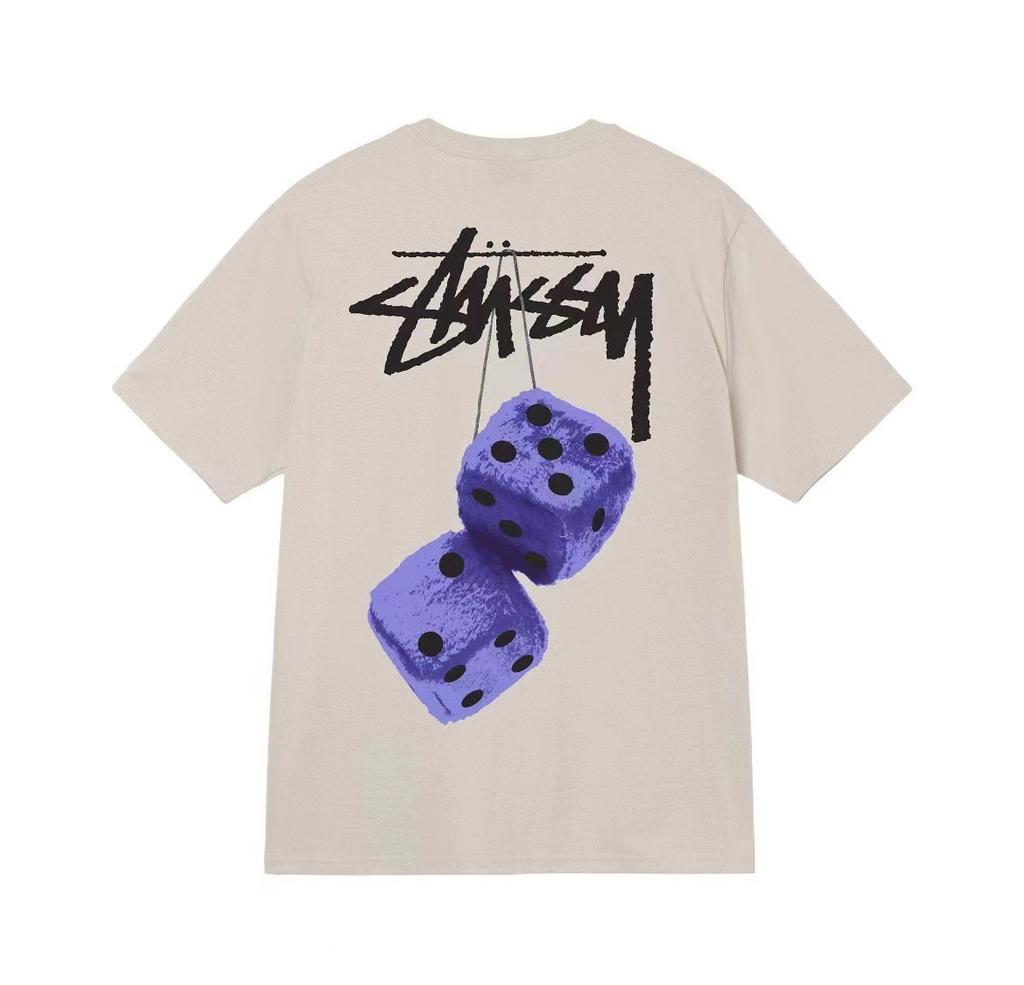 Stu 2025 New Men's and Women's Short-sleeved T-shirt Summer Men's Loose 230g Heavy High-quality T-shirt