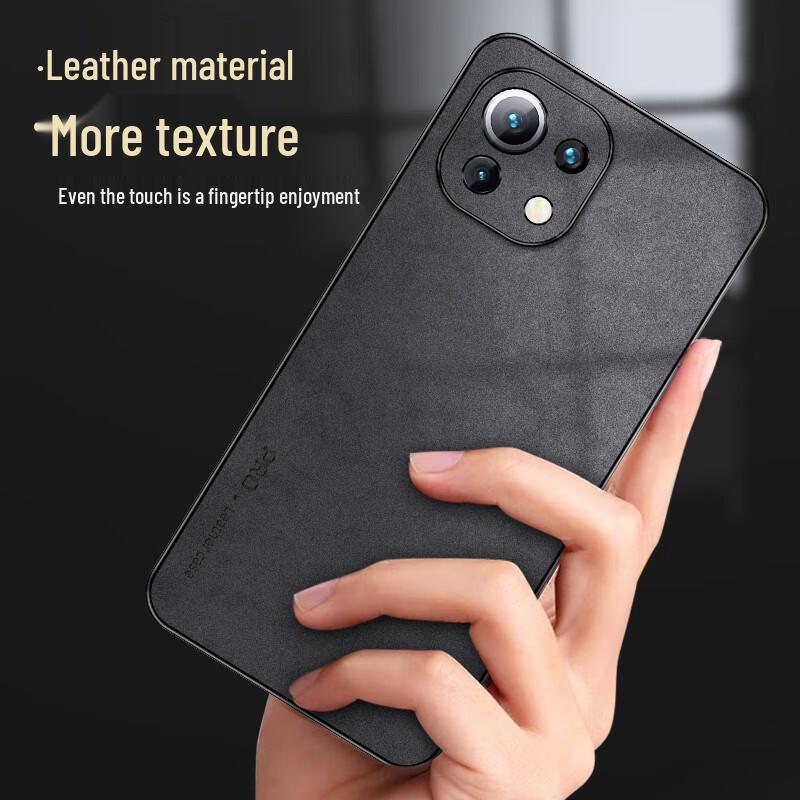 Xiaomi Mi 11 Series Anti-Fall Sheepskin-Texture Silicone Phone Case
