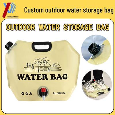 Portable Large-Capacity Foldable Water Bladder for Camping, Hiking, and Mountaineering