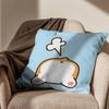 Süße Welsh Corgi Kissenhülle Büro Kissen Geeignet für Sofa Auto Schlafzimmer Dekorative Kissenhülle