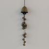 Halloween Witch Bell Wind Chime Hanging Metal Bell Farmhouse Rustic