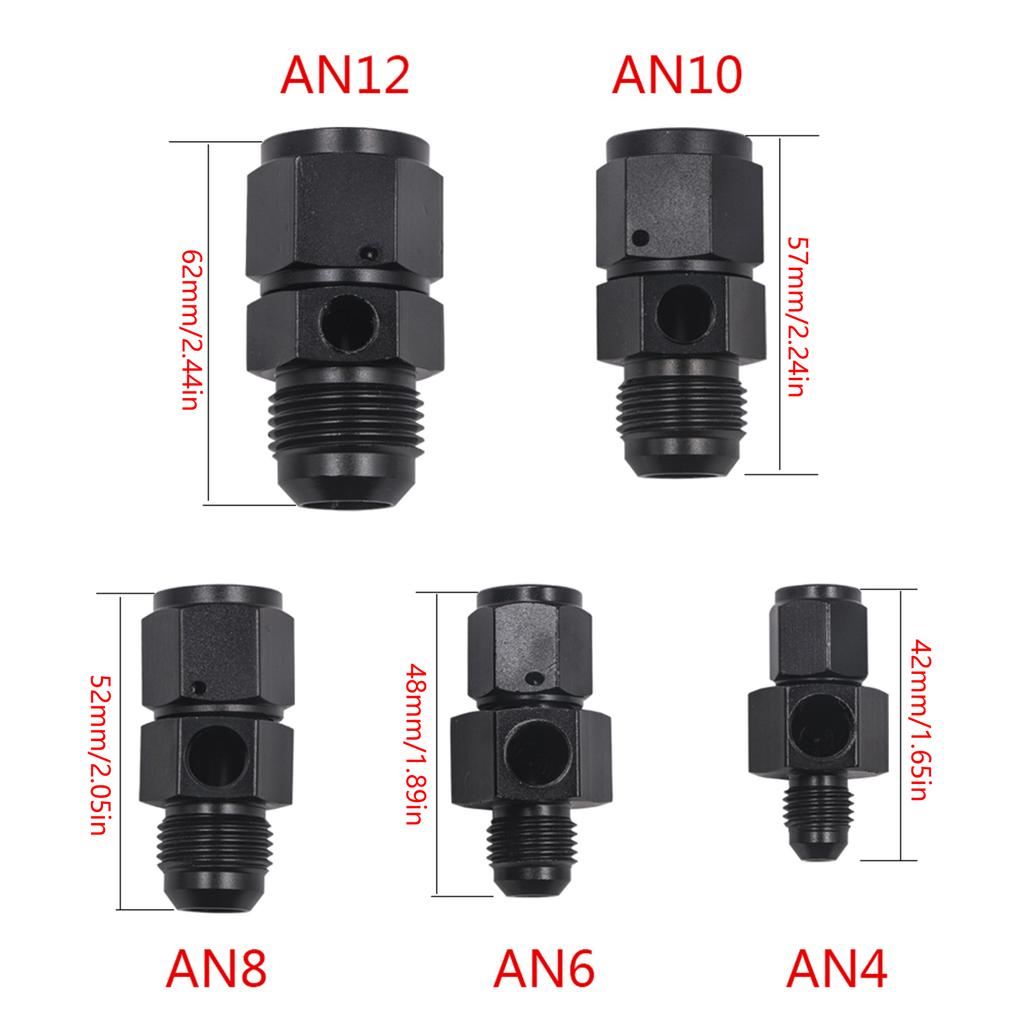 Aluminum Adapter Efficient Oil Cooling Solution Side Port Adapter Simple Install Car Modification for Car Enthusiasts