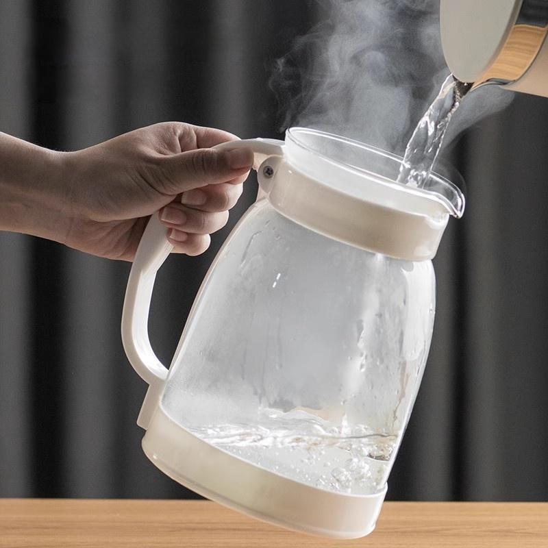 Home Large Capacity Nordic Thickened High Temperature Resistant Glass Teapot Large Caliber Easy Clean Water Bottle Set