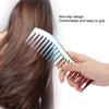 5pcs Space Aluminum Colorful Gradient Haircut Comb Salon Hairdressing Comb Styling Tool