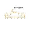 Jewelry Simple Shiny Rhinestone Tassel New Waist Chain Women's Beach Casual Body Chain Wholesale