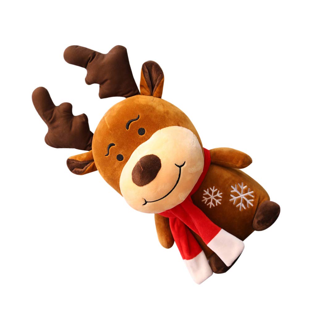 TOYMYTOY 22cm Christmas Plush Santa Claus Doll, Birthday Gift, Christmas Eve Gift (Elk)