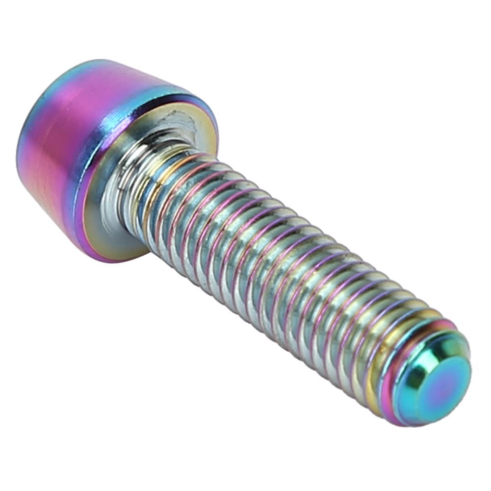 4ks M5*18mm Šrouby z titanové slitiny pro jízdní kolo se zápustnou hlavou Šrouby pro upevnění představce horského kola