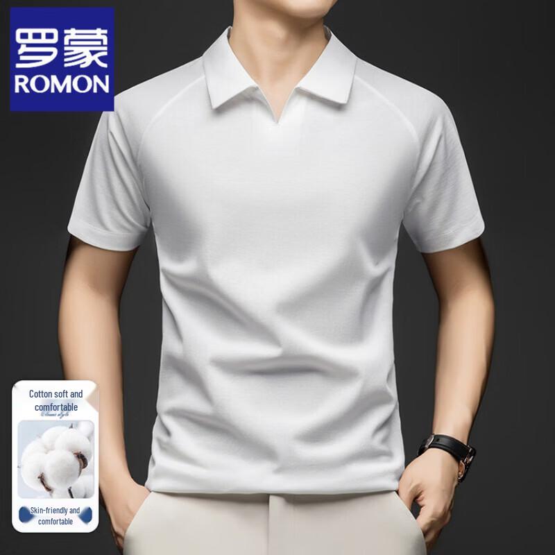 Men s Summer Lyocell Linen Blend Polo Shirt 56