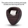 Guitar Picks Wood Box Moisture-proof Fine Workmanship Musical Instrument Accessory Guitar Pick Plectrum