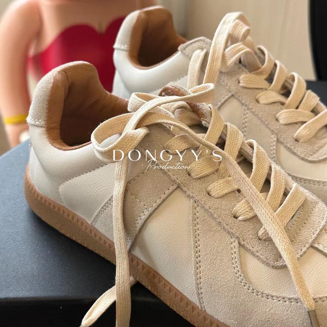 

Blue Cabinet Pink German Training Shoes Women s Retro White Shoes Flat Casual Board Shoes Skinny 2025 Autumn Forrest Gump Shoes New 40