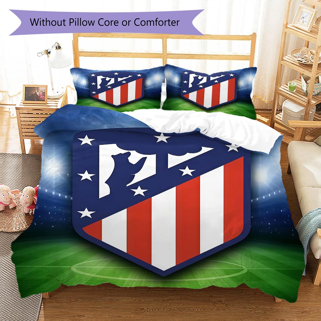 Set Copripiumino Trapuntato Atleti Copripiumino Federa Decorazione per la Casa Regalo di Compleanno (1 * copripiumino + 2 * federa, senza nucleo)
