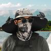 Fan Hat UV Protection Outdoor Fishing Hat With Solar Fan Rechargeable Breathable Visor Cooling UV Protection Fishing Accessories