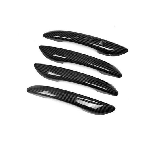 For Hyundai Elantra 21-23 Style Carbon Fiber Outside Door Handle Cover Trim Fit