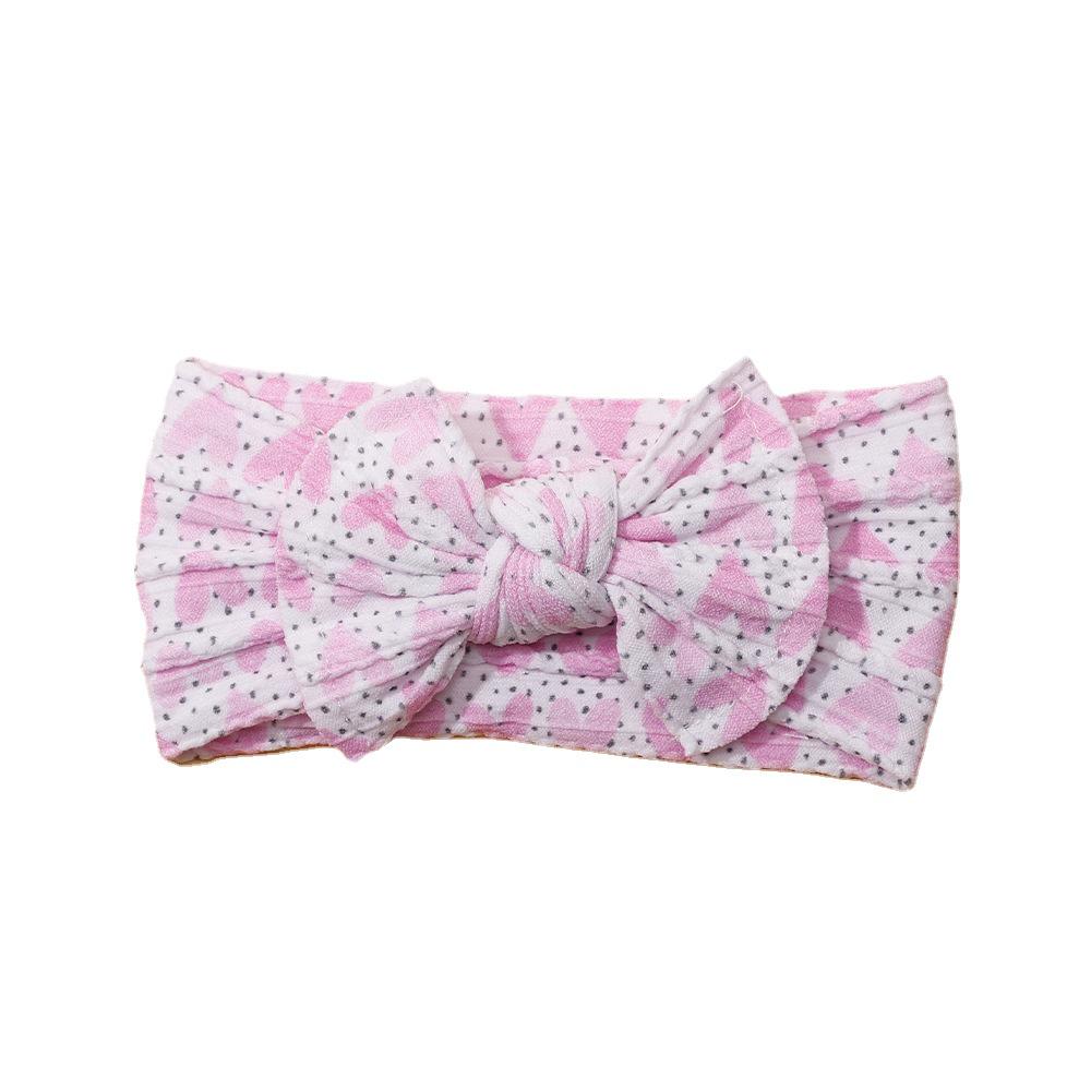 New European & American Baby Headband: Cute 3D Bow, Digital Print & Nylon Jacquard