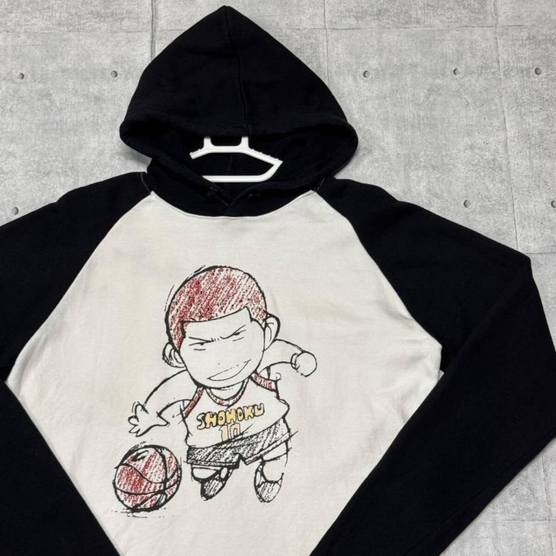 

[Б/У] Толстовка с капюшоном и иллюстрацией Сакураги Ханамичи из SLAMDUNK