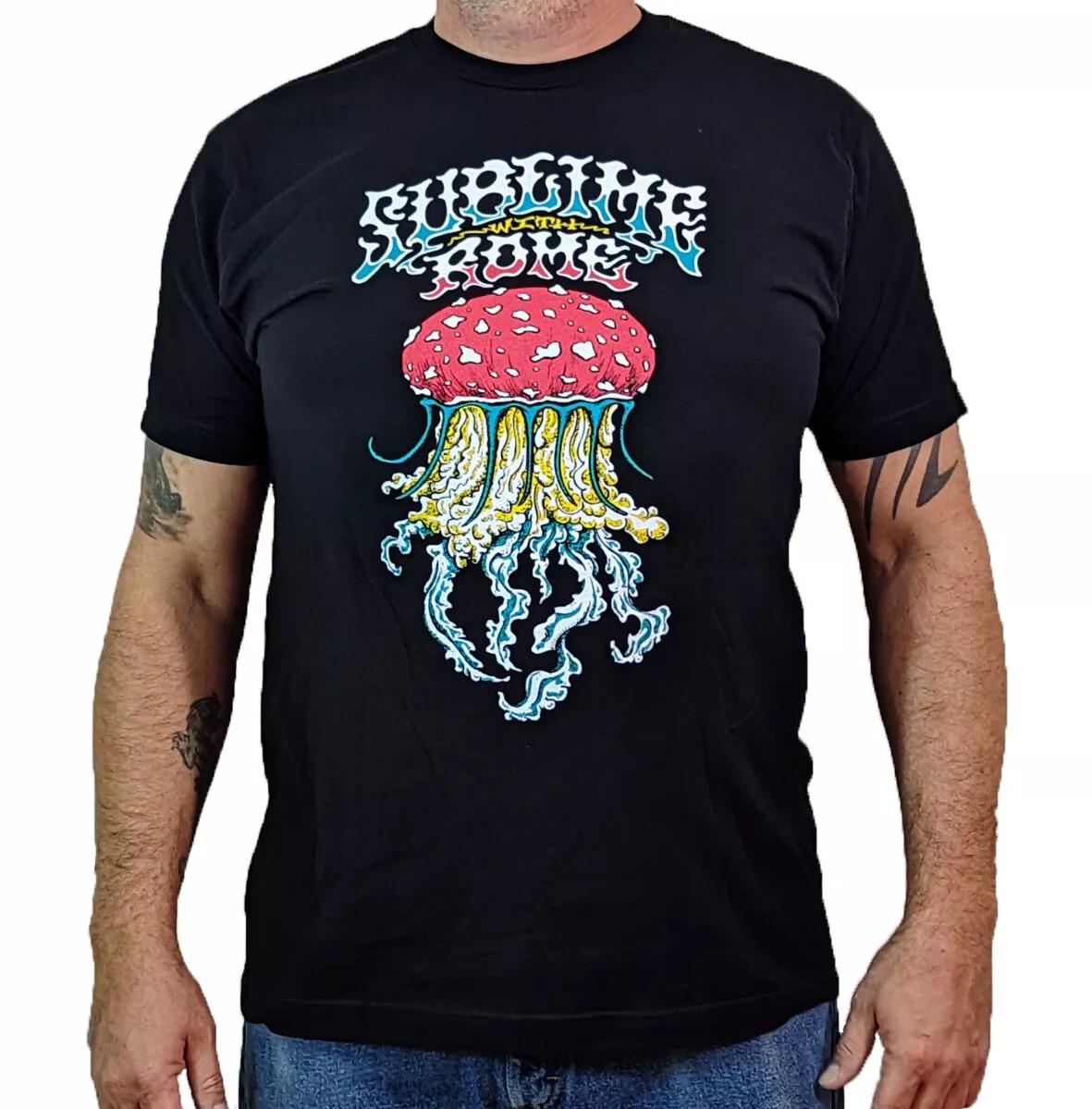SUBLIME WITH ROME (Mushroom Jellyfish) Mens T-Shirt M