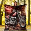 Christmas Gift Halloween Themed Cola Beverage Coca Cola Blanket Soft Home Furnishing Nap Decoration Four Seasons Warm Sherpa Blanket U16
