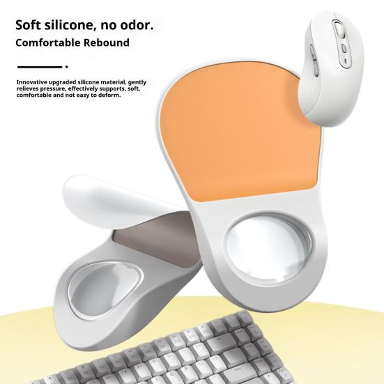 Podložka pod myš s opěrkou zápěstí Ergonomická Protiskluzová Úleva od bolesti zápěstí Podložka pod myš pro notebook Počítačová podložka s polštářkem na podporu zápěstí PC Příslušenství
