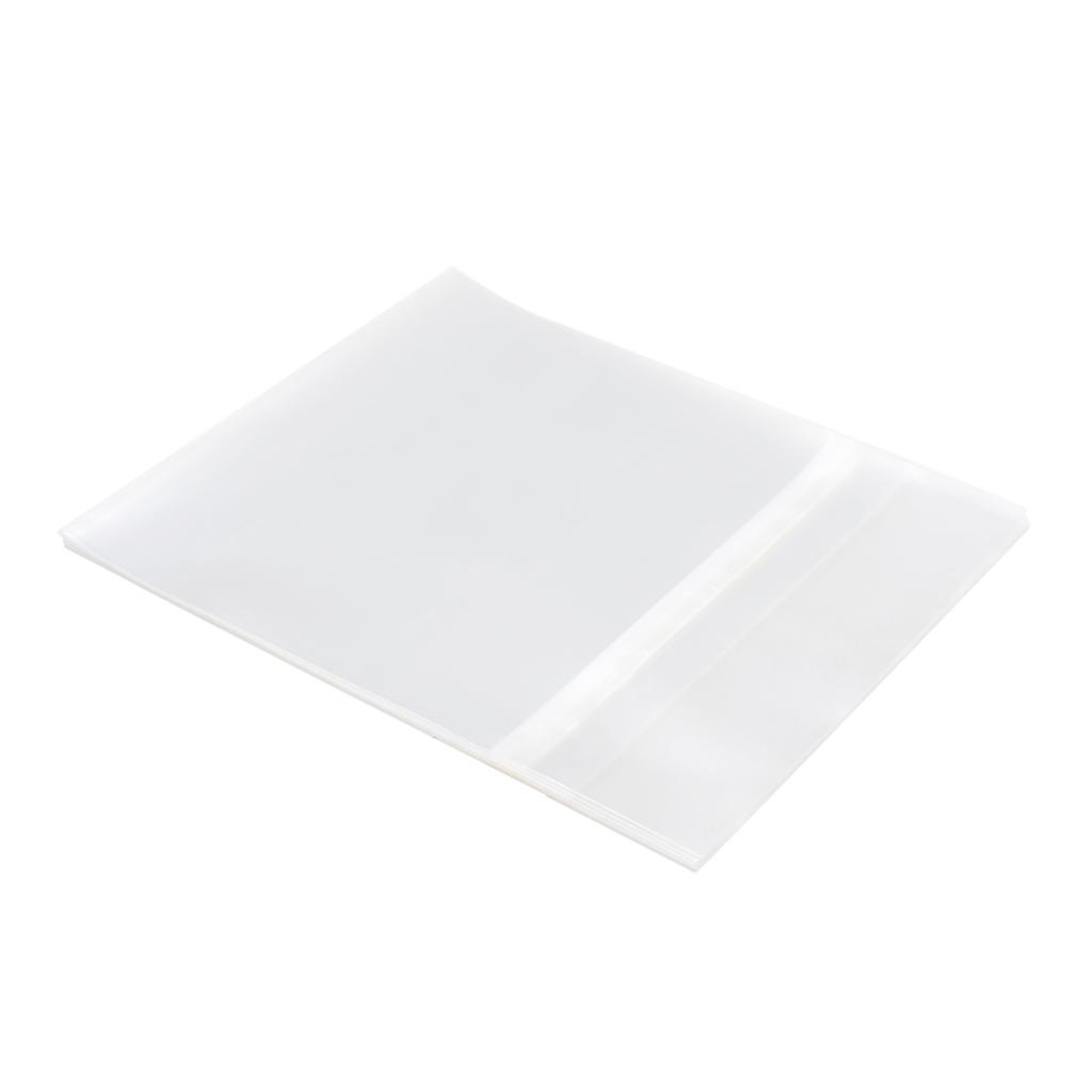 50 Stück/Set OPP Gel Schallplatten Schutzhüllen Selbstklebende Tasche für 7 Zoll Vinyl Schallplatten Plattenspieler Zubehör