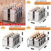 Modern Stainless Steel Ice Molds With Dual Slots For Home Use And Commercial Freezing