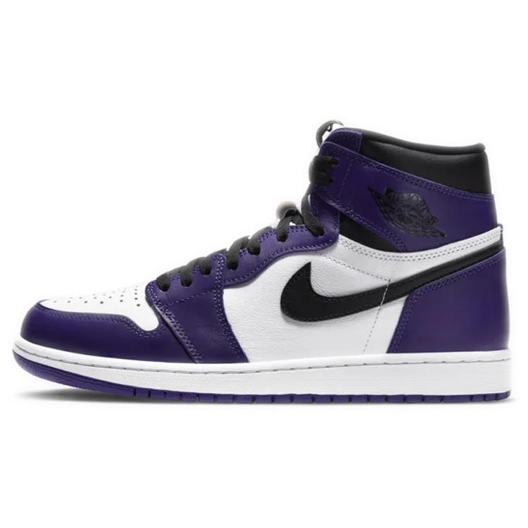 

Новые Jordan Air Jordan 1 Court Purple Удобные Повседневные Амортизация Прочная Поддержка Ретро Высокий Верх Унисекс Баскетбольные Кроссовки 555088-500 42