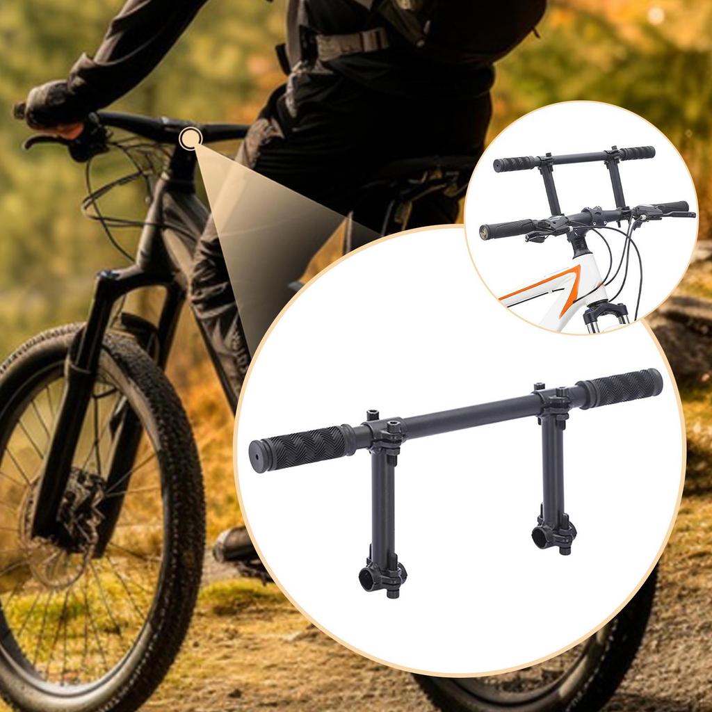 Handlebar Extenders Double Clamp Mounting Base , Easy to Install Metal, Professional, Ergonomic