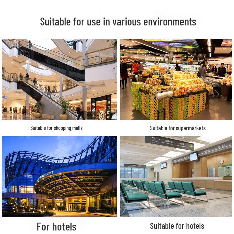 LED Fire Emergency Exit Sign with Plug-In for Evacuation Routes