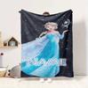 Custom Name Princesses' Garden Flannel Blanket Throw Blanket Soft Warm Sofa Bed Decor Unique Gift