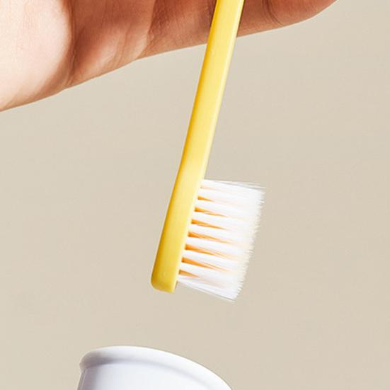 Student Toothbrush with Dust-Proof Storage Bristle Sensitive Gums Tube Soft Compact Portable Travel Toothbrush