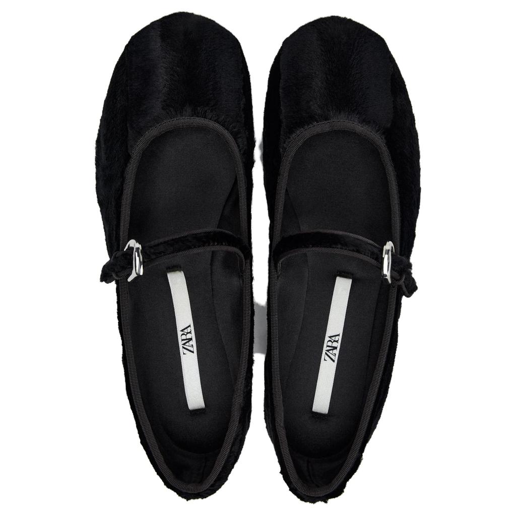 Zara Versatile Comfortable Casual Flats Women flats Black 13584410800
