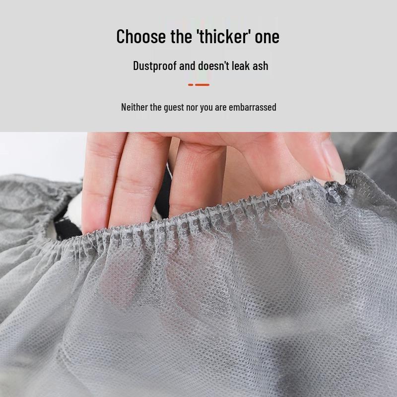 Rutschfeste, staubdichte Überschuhe für Erwachsene - Dick, verschleißfest, Einweg-Vliesstoff für den Innenbereich