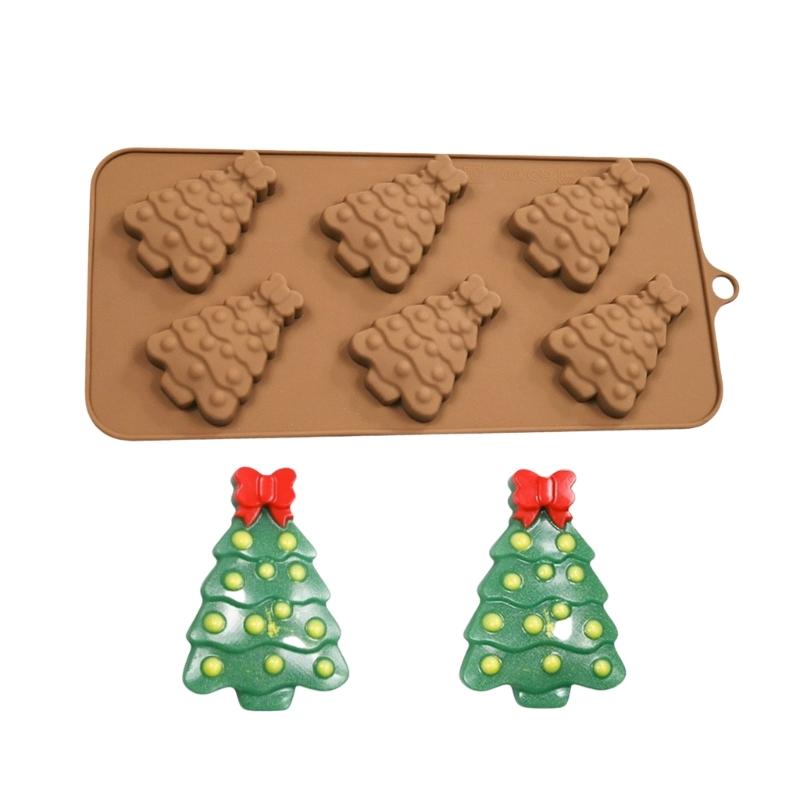 

Creative Silicone Chocolate Molds Baking Mould for Christmas Treats Holiday Themed Dessert Bakewares Kitchen Tool Dropshipping