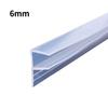 Bathroom Accessories Sealing Strip Seal Strip Door Glass Casement 10mm 12mm 4m 6mm 8mm F Shaped Silicone Rubber