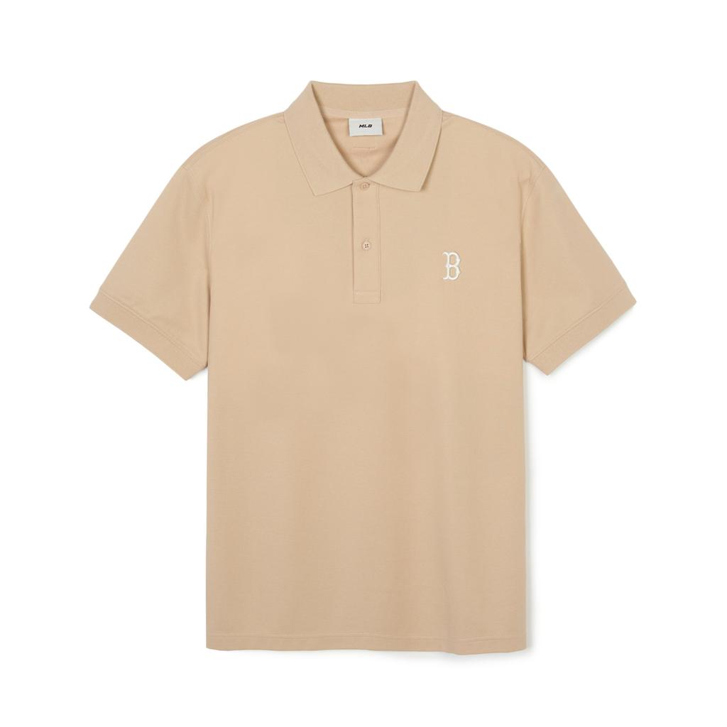 New MLB Boston Red Sox Polo Shirts Unisex Apricot 3APQB0143-43BGL