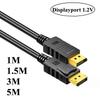 1M 3M 5M DisplayPort 1.2V Cable For TV Box PC Laptop 4K 2K 1080P To DP 1.2 Display Port Cable Adapter Audio Video HD Wire 3 5 M 4