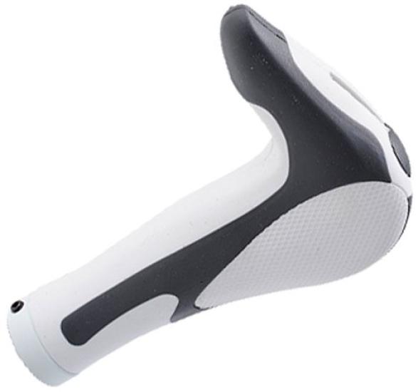 

CYCLE PRO Double Vise Bar End Grips 148mm (CP-HG849D3) White/Gray,