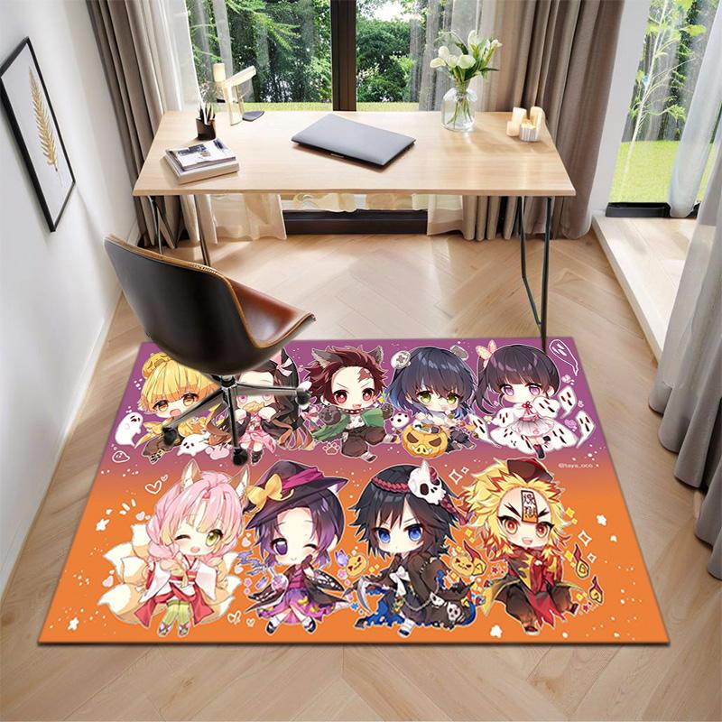 Japanese manga artist Koyoharu Gotouge's Demon Slayer carpet is suitable for living room and bedroom doormats office balcony decorative rugs H2