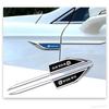 2PCS Metal Alloy Car Body Side Wing Fender Decoration Stickers For C30 S80 V70 XC60 V60 V40 S60 XC90 XC40 FH500 V50 FH16