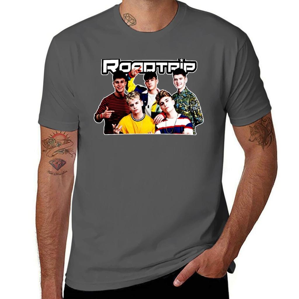 Roadtrip T-Shirt Klassisches Rundhals-Baumwoll-T-Shirt
