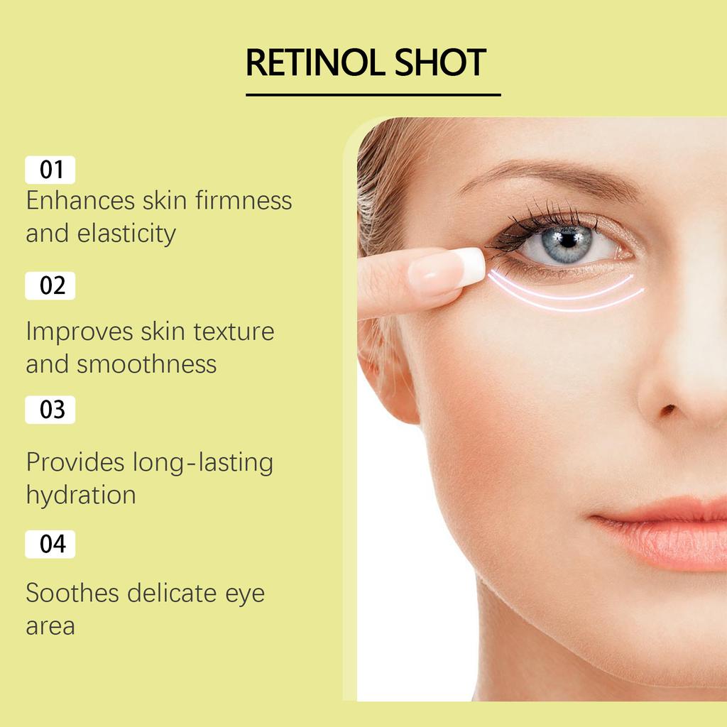 Retinol Hydrating Eye Cream – Gentle Moisturizing Care for Dark Under-Eye Circles, Smoothing & Nourishing Treatment