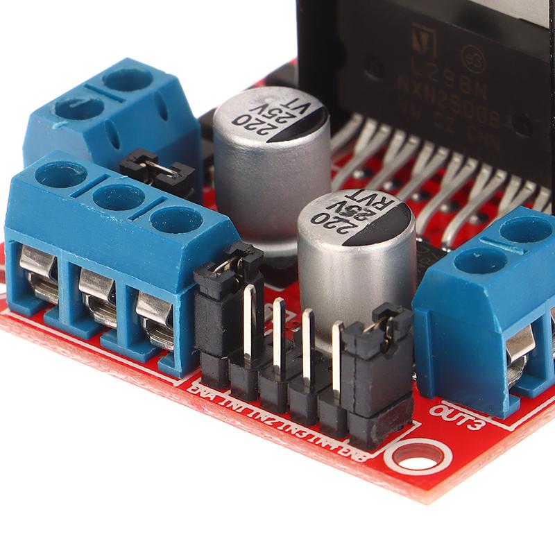 L298N Dc Motor Driver Module L298N Stepper Motor Smart Car Robot Breadboard Peltier High Power L298 Dc Motor Driver For Arduino