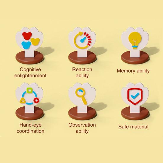 1 Set Cat Catch Mice Board Game with 3 Catcher Stick Reaction