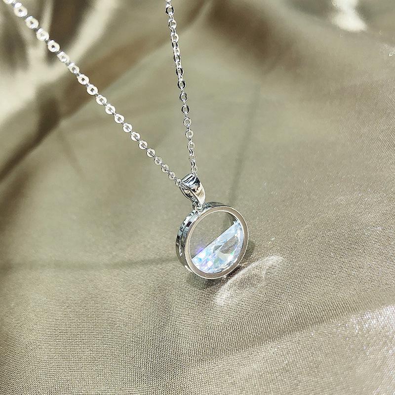 Necklaces Women's Holiday Gift Round Ring Temperament Popular Necklace for Women Charms Fashion Vintage Pendant Jewelry