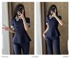 Women's High-End Professional Salon & Hotel Reception Summer Workwear Set