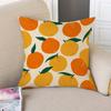 Summer Fruit Patterned Pillowcase, Machine Washable Polyester Material, Suitable for Bedroom and Living Room Decoration.