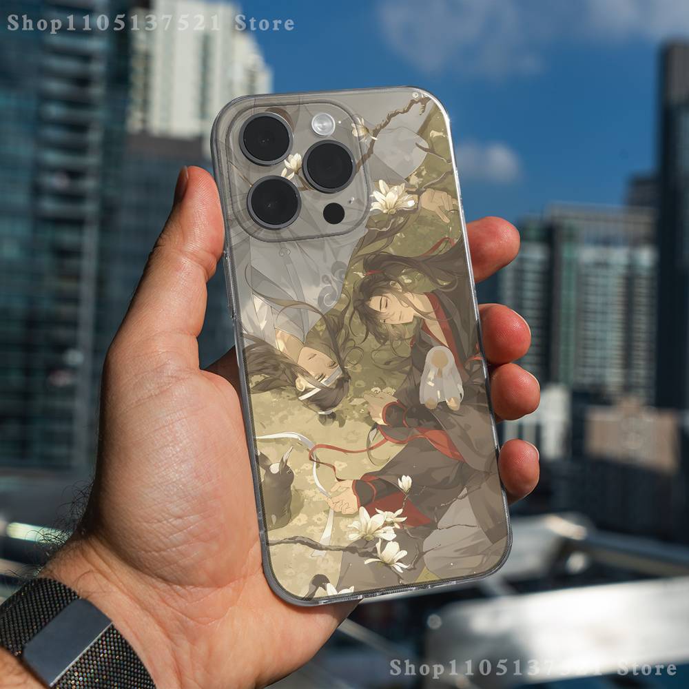 Grandmaster D-Demonic Cultivation Phone Case iPhone 17,16,15,14,13,12,11 Pro,Max,Plus,X,XS,XR,SE4,E Mini Transparent Soft Cover