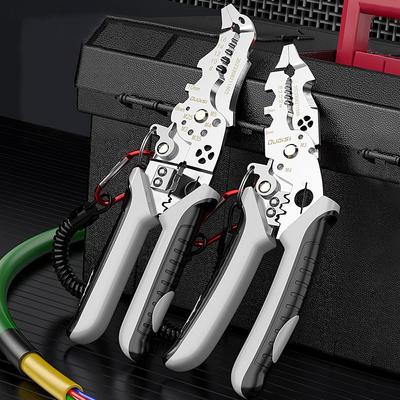 12 in 1 Abisolierzange Crimper Kabelschneider Multifunktionales Abisolieren Crimpzange Terminal Handwerkzeug