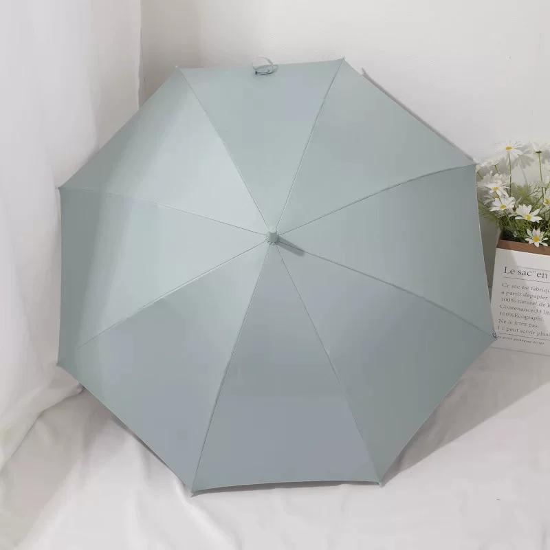 8-Rib Long-Handle Umbrella for Women, Wind-Resistant, Reinforced, Double-Person, Japanese Style, Thickened, Wind-Resistant, Large Automatic Straight