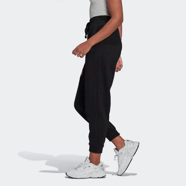 adidas Originals X Disney Bambi Print Casual Long Pants Women Bottoms Black HE6859